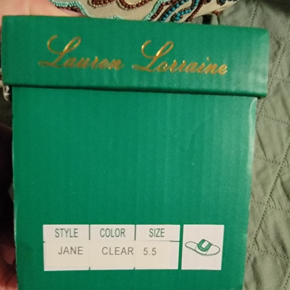 Lauren Lorraine Clear Sandals